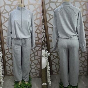 Women's Gray Tracksuit Set